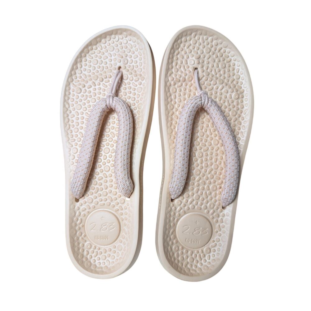 Allbirds Sugar Zeffer Lux Beige Flip Flop W11, M9